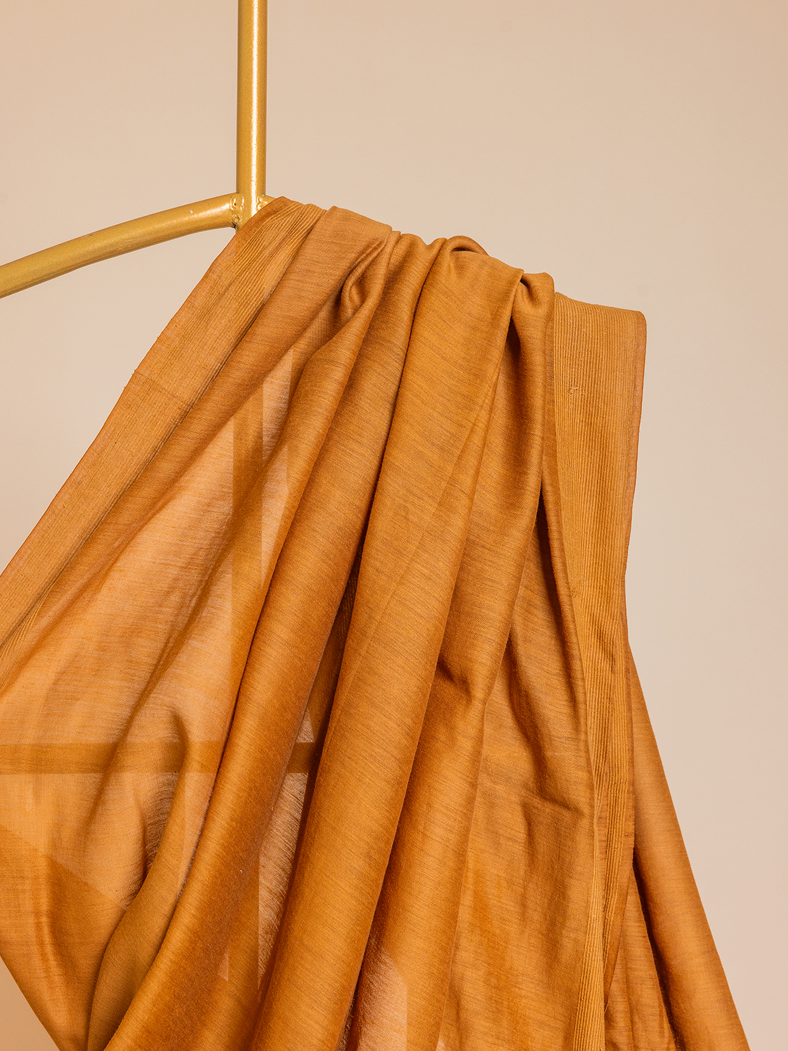 Bandhani Cotton Silk Saree Yellow