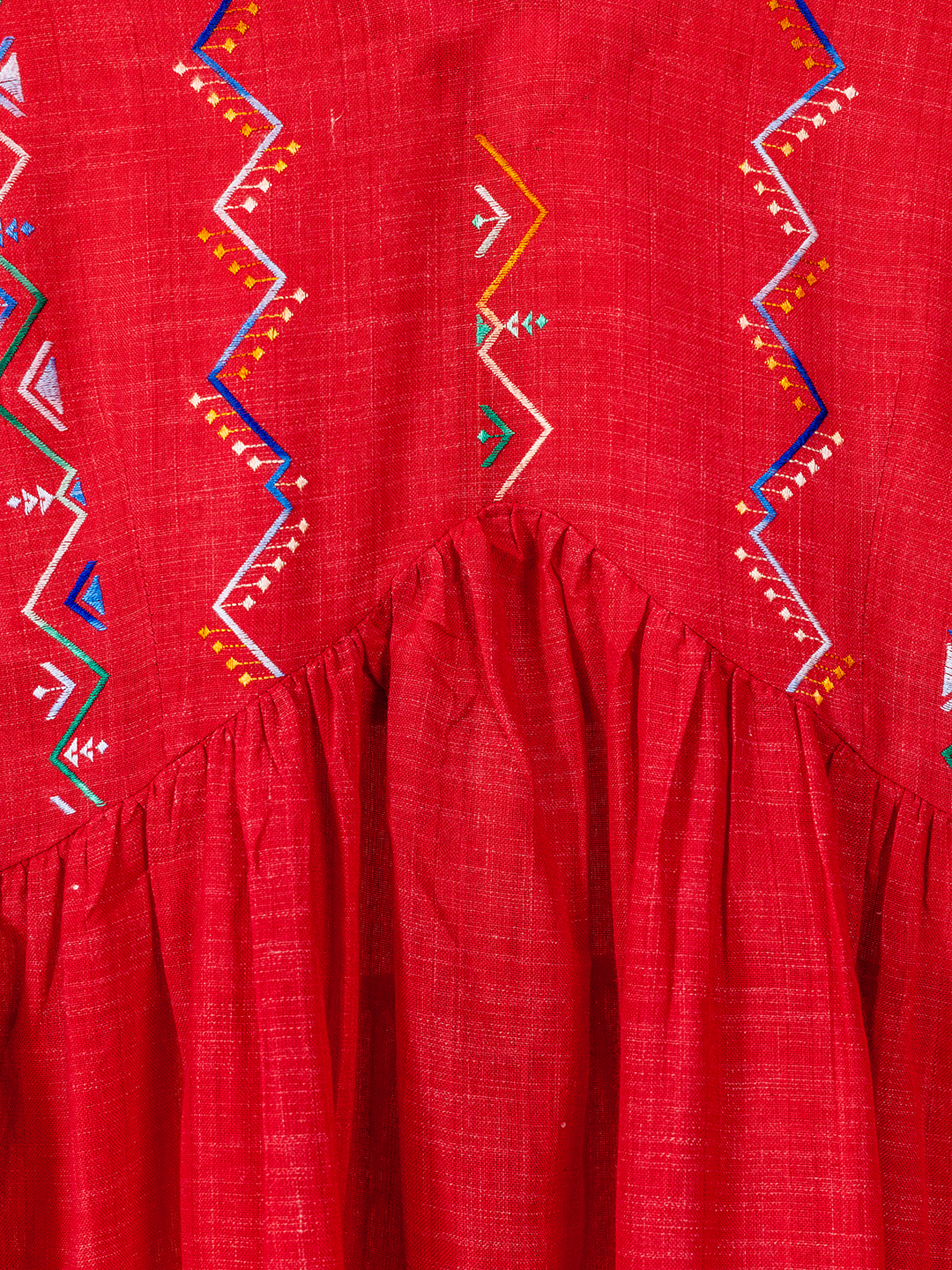 Soof Cotton Tunic Red