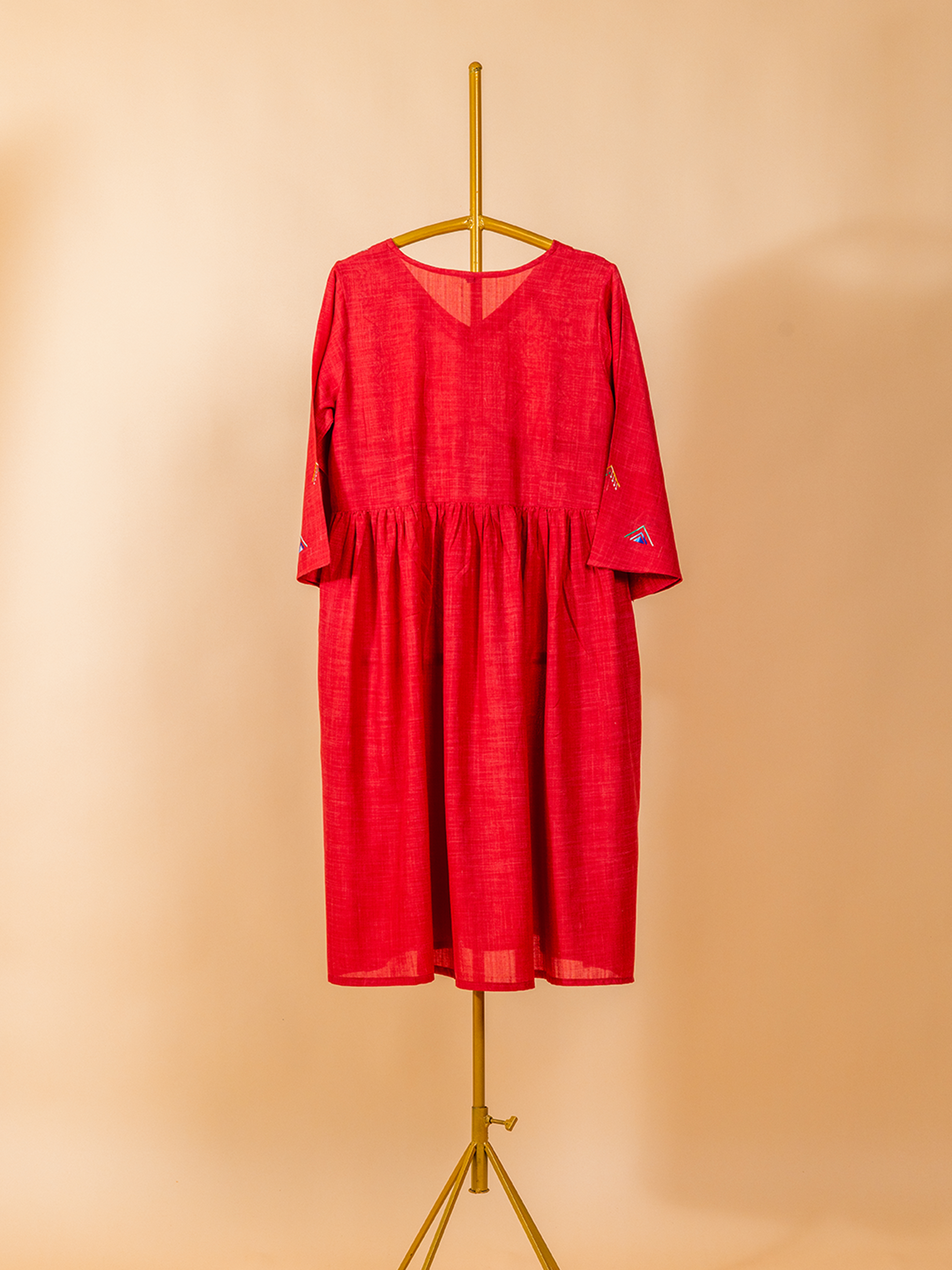 Soof Cotton Tunic Red